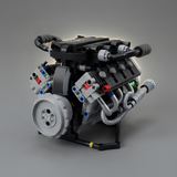 Krobel Motors — Build Your Own V8 Engine 715 Pieces with App Control and LED Lights